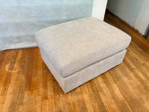 NEW Large 2ft x 3ft light gray ottoman