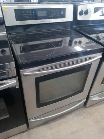🌲Samsung stainless steel induction glass-top stove