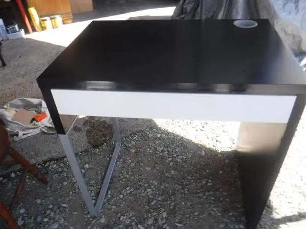 IKEA Desk Black and White