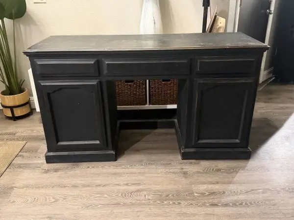 Solid Wood Executive Desk