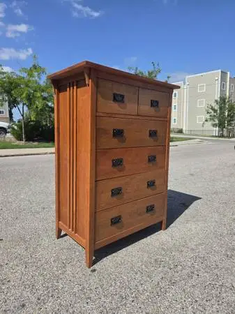 Mission/  Craftsman Style Tall dresser