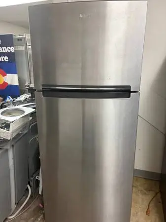 Stainless Steel 28 Wide Whirlpool Refrig