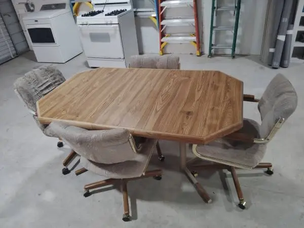Dining room table and chairs