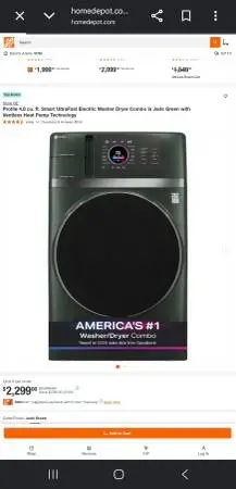 GE Profile Smart UltraFast Electric Washer & Dryer Combo