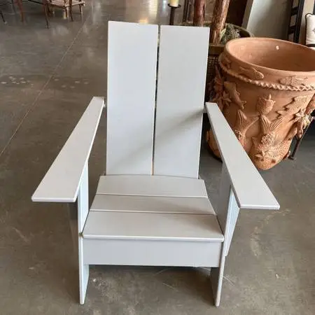 Room & Board Emmet Grey Adirondack Chair - Pair - 30X28.5X32H