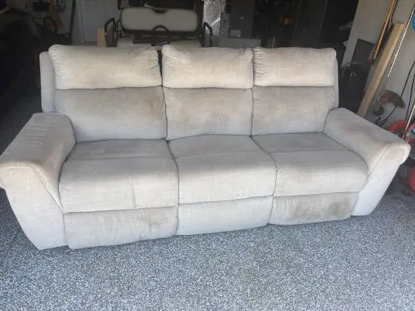 Full size electric reclining sofa from Havertys