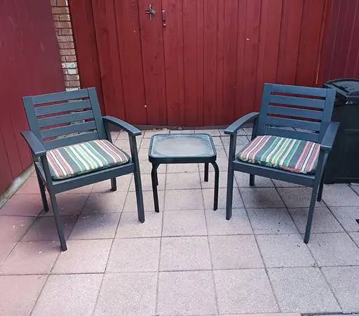 Patio 3-Piece Conversation Set – 2 Chairs and Side Table
