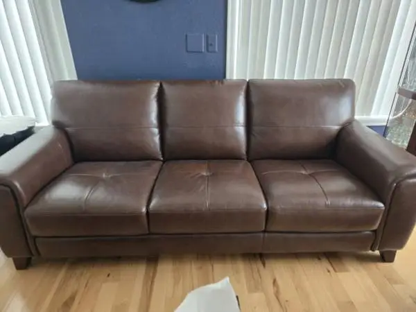 Leather couch