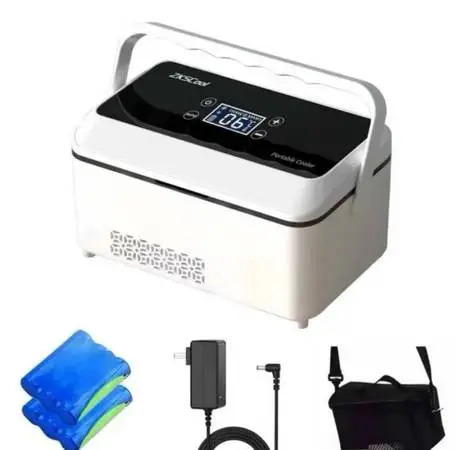 New Portable Insulin Or Medicine Fridge Rechargeable or Plug In LCD Temp Display