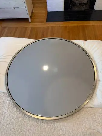 West Elm- Metal Frame Round Wall Mirror