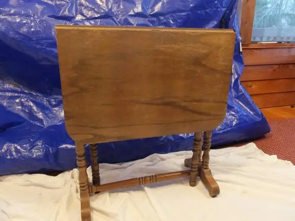 Gateleg table, very narrow
