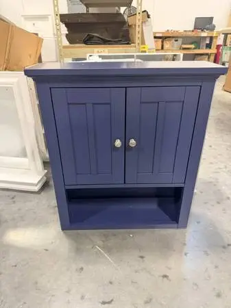 Fremont 26 Bathroom Storage Wall Medicine Storage Cabinet Navy Blue