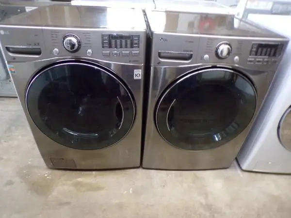 stainless LG FRONT LOAD WASHER&DRYER/ stackable