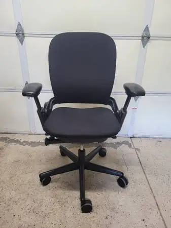 Steelcase Leap V1 Ergonomic Computer Desk Office Chair Fully Loaded