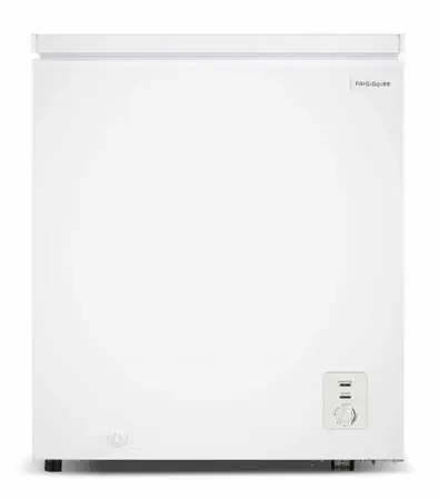 Frigidaire 5.0 Cu. ft. Chest Compact Deep Freezer for Garage, Kitchen,