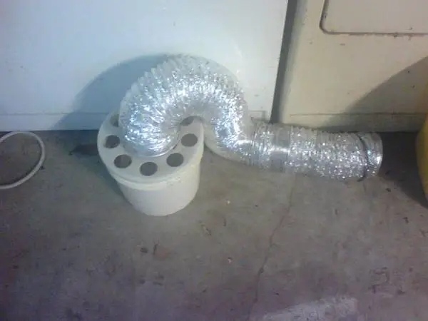 in room dryer vent