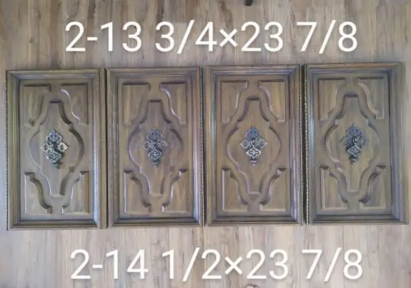 High end cabinet doors (4)