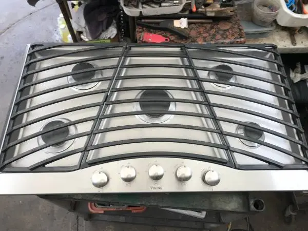 36 Viking Stainless Cooktop , 5