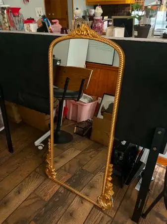 Antique Style Floor Mirror