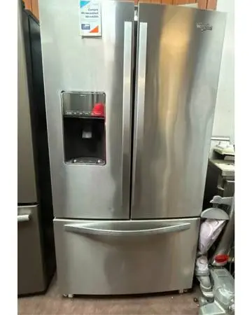 Whirlpool 3 Door Refrigerator in Stainless Steel