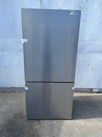 New bottom freezer refrigerator .