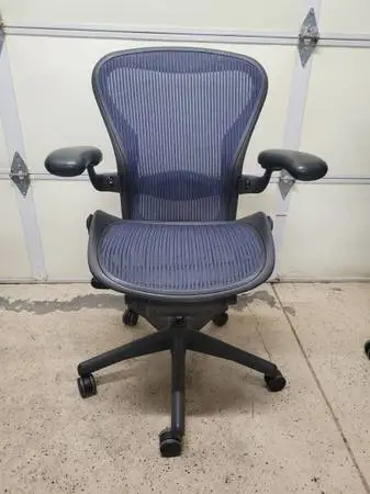 Herman Miller Aeron Size B Computer Desk Ergonomic Task Office Chair, Lumbar Pad
