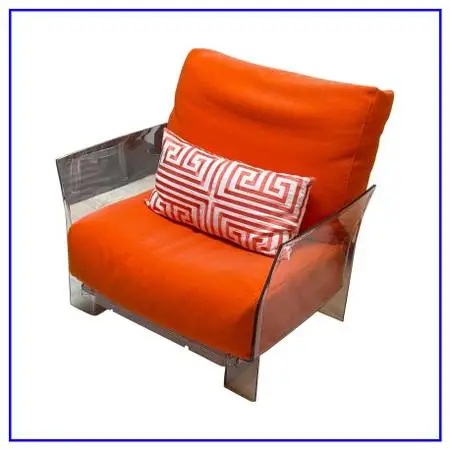 Piero Lissoni For Kartell Pop Outdoor Armchair, Orange