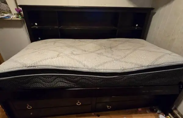 Twin captain bed