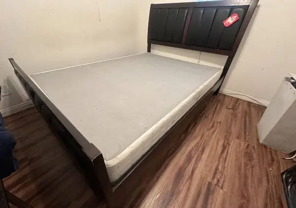 Full Double bed frame with base no mattress