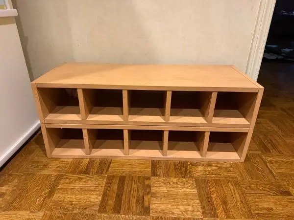 Shoe storage organizer 30” x 12” x 6” ($8 for both)
