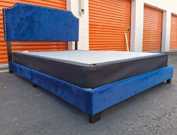Queen size bedroom frame with boxspring