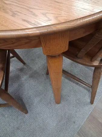 Table and chairs
