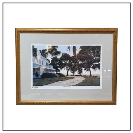 Don Pettigrew Ocean Pond Clubhouse Limited Edition Print, Signed