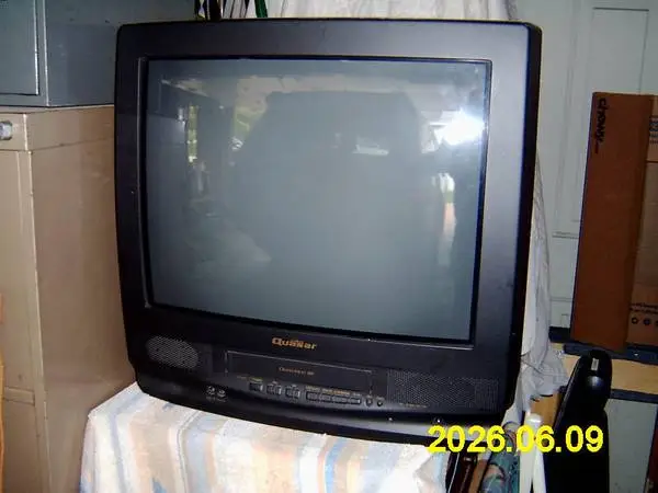 20 TV with built in VHS