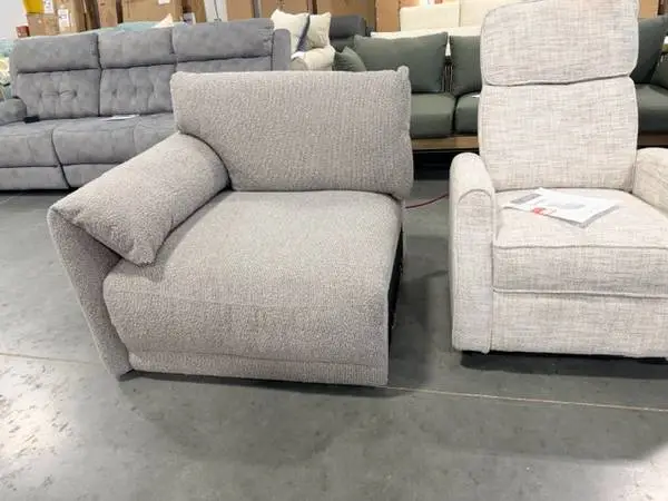 Spruce & Spring Oceanus 40 Straight Arm Grey Sectional End Piece