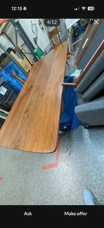 Gary weeks dining table and chairs
