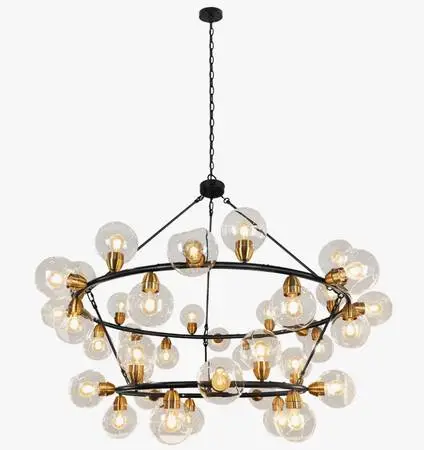 One Allium Way 39 Light Dimmable Wagon Wheel XL Chandelier Brand New