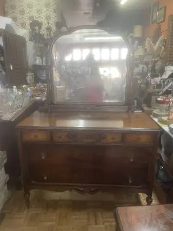 Vintage antique dresser chest of drawers solid wood