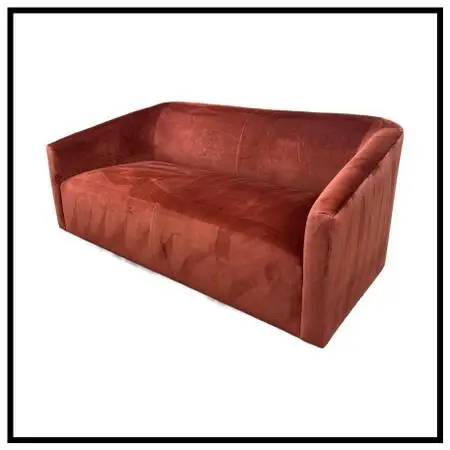 Room & Board Ada Vance Paprika Velvet Sofa