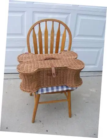 Bone shaped dog toy basket