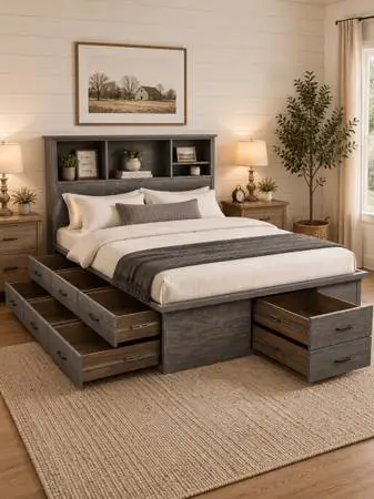 Custom Platform Beds – Handcrafted, Solid Wood