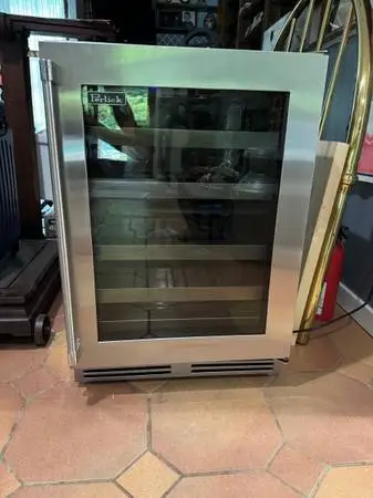 Viking professional glass mini fridge