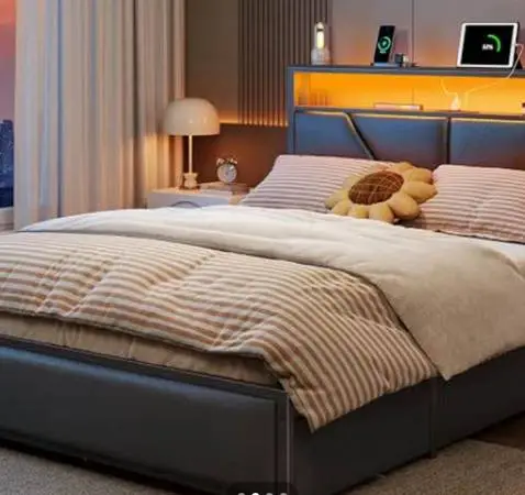 Queen Size Bed Frame - Almost New