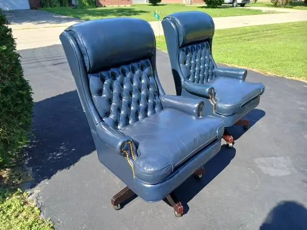 Leather Executive Chairs by The Hickory Leather Company