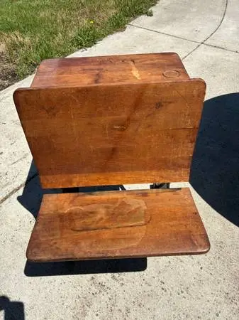 Antique school desk