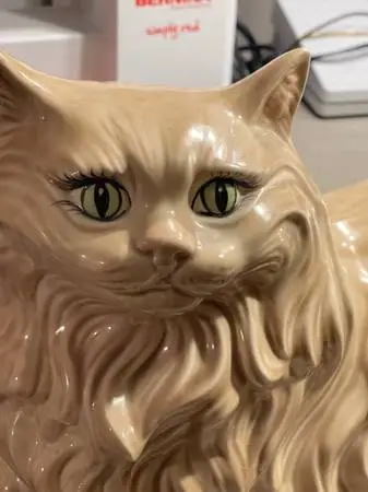 LARGE PORCELIN SIAMESE CAT ( Nice!!!)