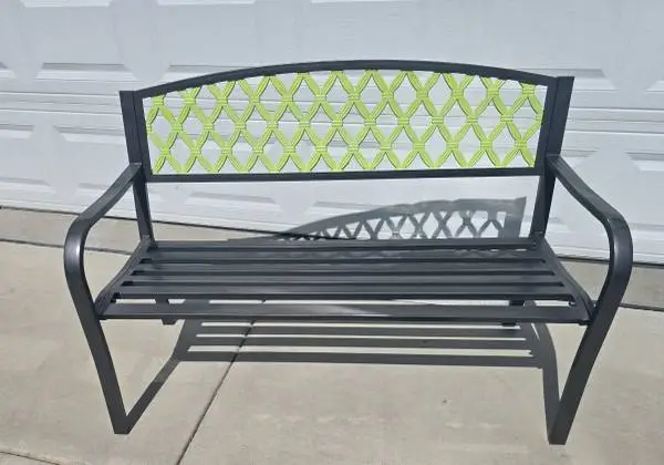 Patio Furniture Bench (metal )