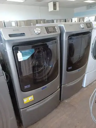 MAYTAG carbon washer and dryer, front load