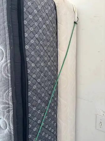Queen mattress box and frame