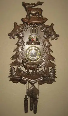 Georgios-Vintage-XL Hand Carved Wood-Cuckoo Clock
